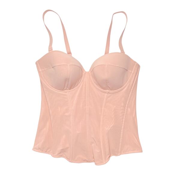 Savage X Fenty Centre Fold Corset Naked Pink Rose Size 1X